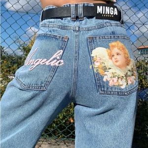 Minga London Angelic Dad Jeans